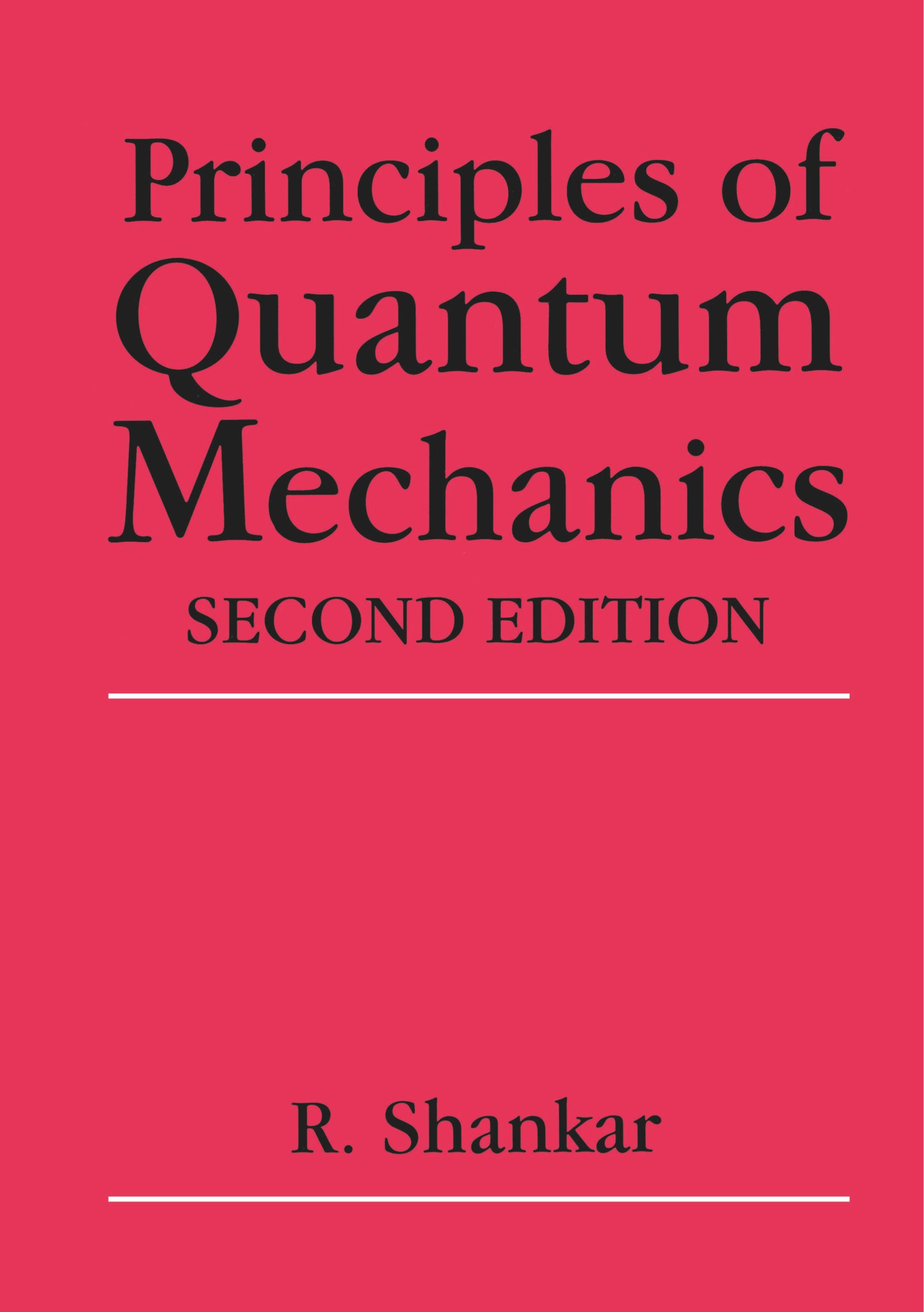 Vorderes Coverbild Principles of Quantum Mechanics