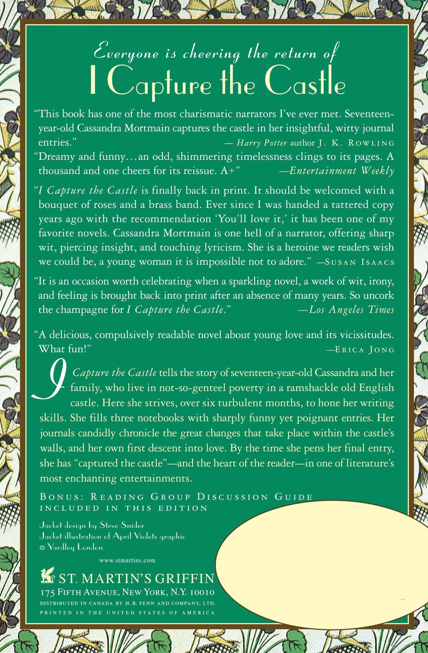 Rückseitencover I Capture the Castle