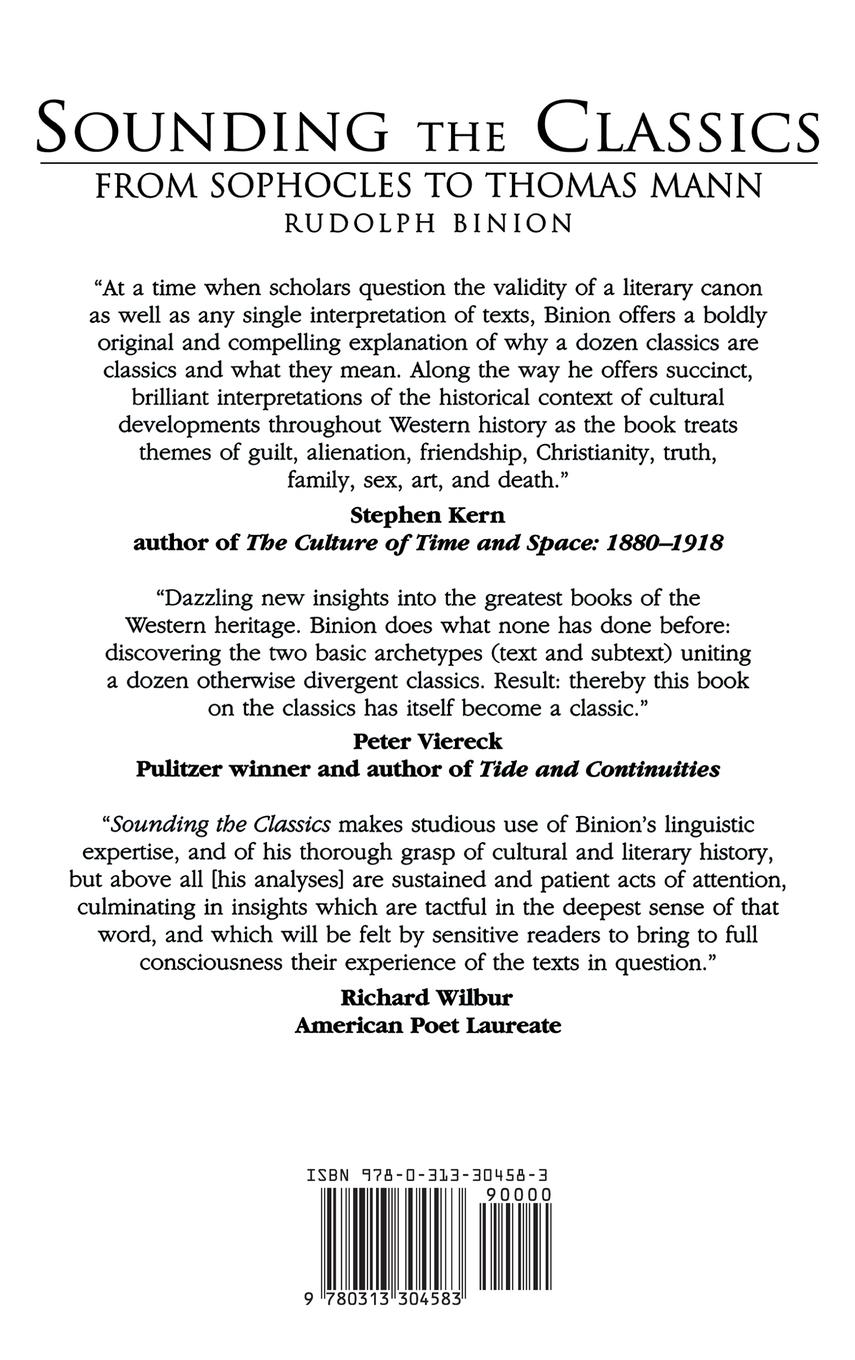 Rückseitencover Sounding the Classics