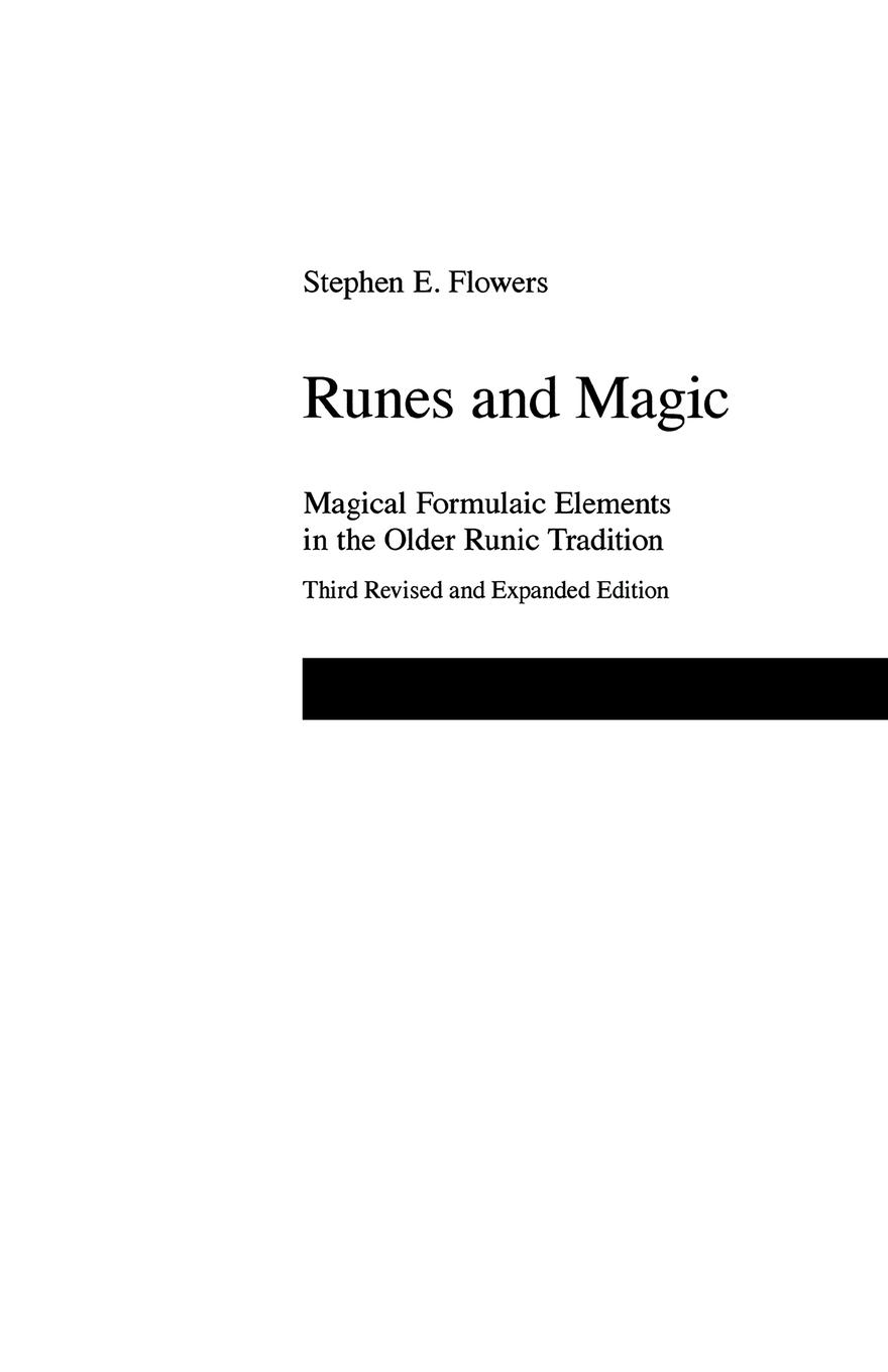 Vorderes Coverbild Runes and Magic