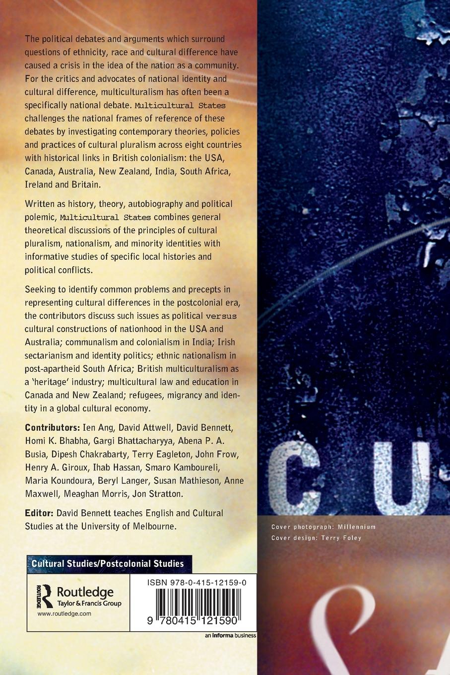 Rückseitencover Multicultural States