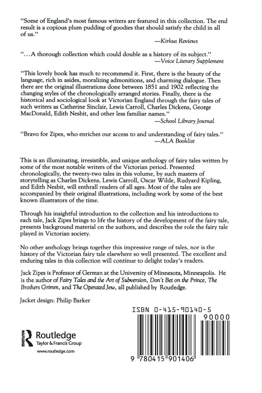 Rückseitencover Victorian Fairy Tales