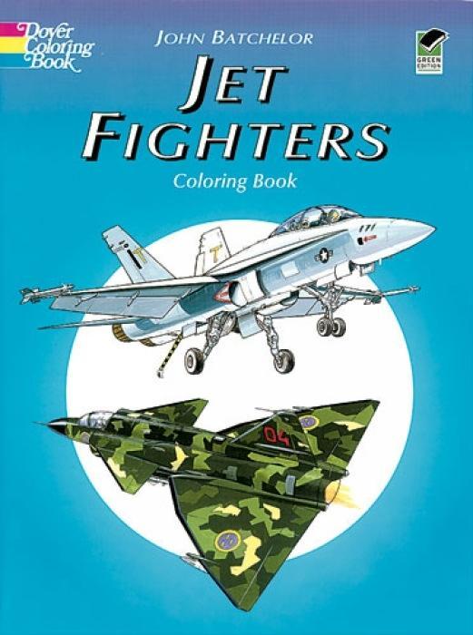 Vorderes Coverbild Jet Fighters Coloring Book