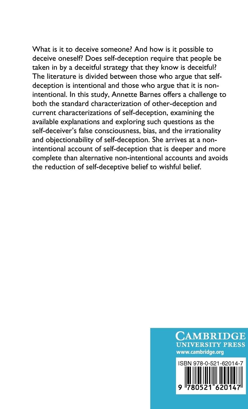 Rückseitencover Seeing Through Self-Deception