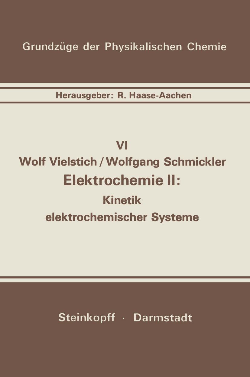Vorderes Coverbild Elektrochemie II