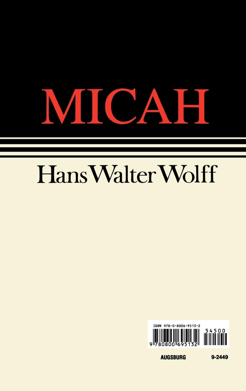 Rückseitencover Micah