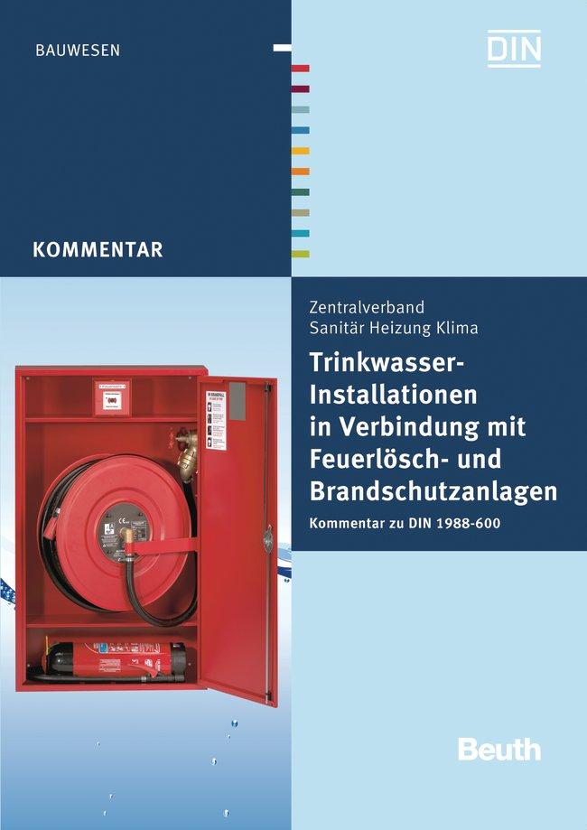 Vorderes Coverbild Trinkwasser-Installationen in Verbindung mit Feuerlösch- und Brandschutzanlagen