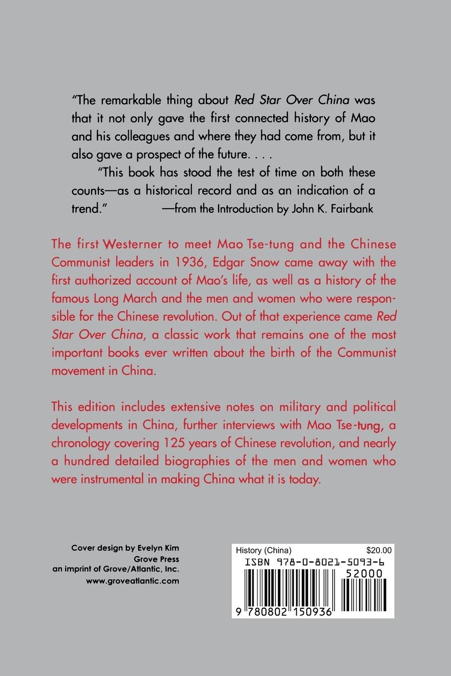 Rückseitencover Red Star Over China