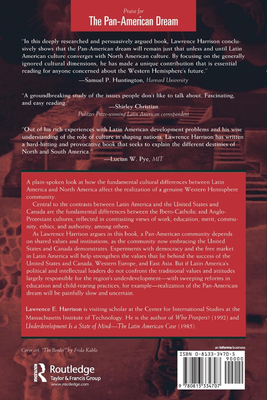 Rückseitencover The Pan-american Dream