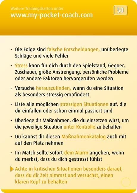 Beispielinhalt (Bild) My-Pocket-Coach Tennis