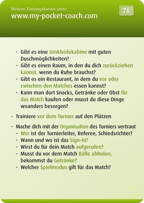 Beispielinhalt (Bild) My-Pocket-Coach Tennis