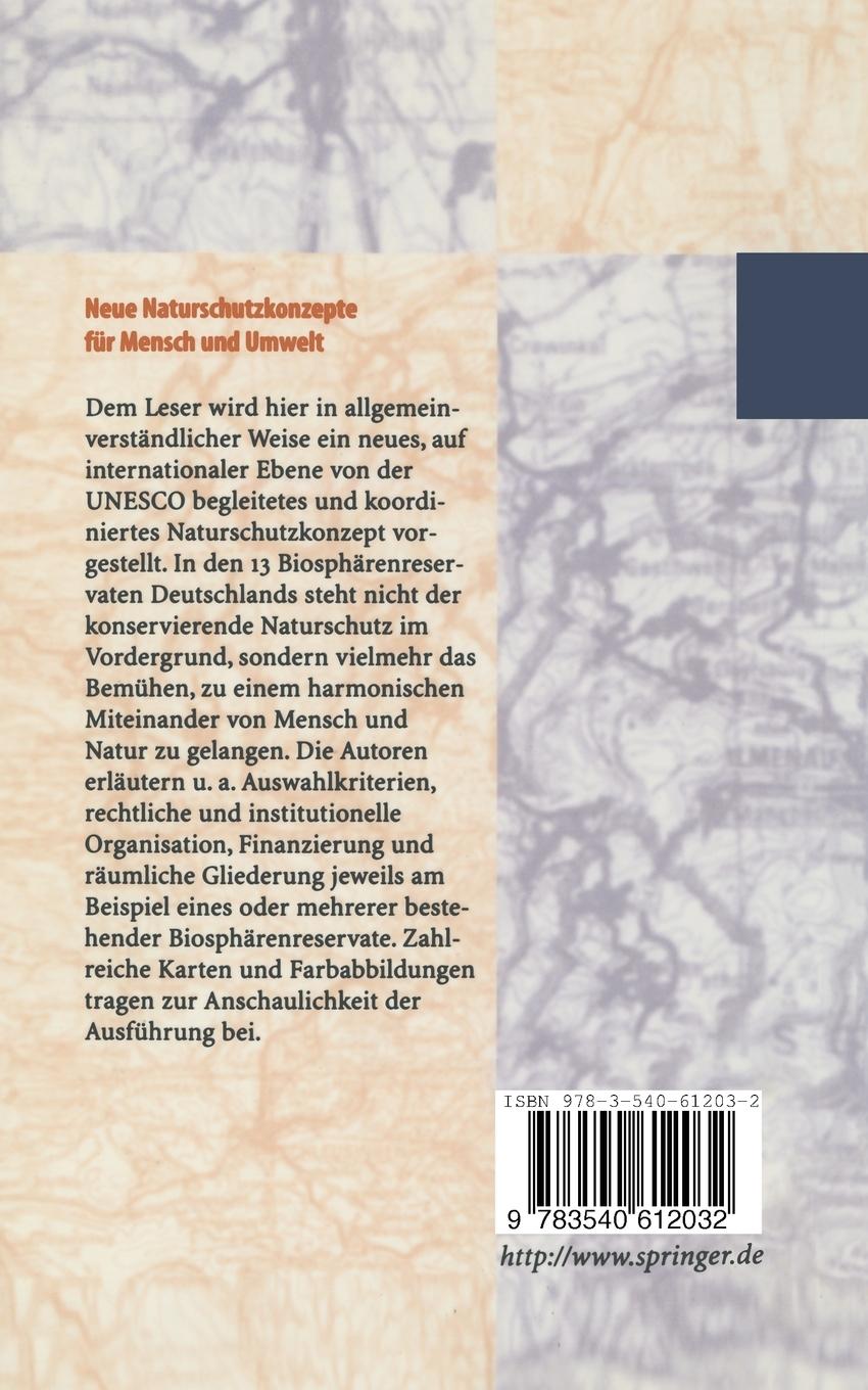 Rückseitencover Neue Naturschutzkonzepte für Mensch und Umwelt
