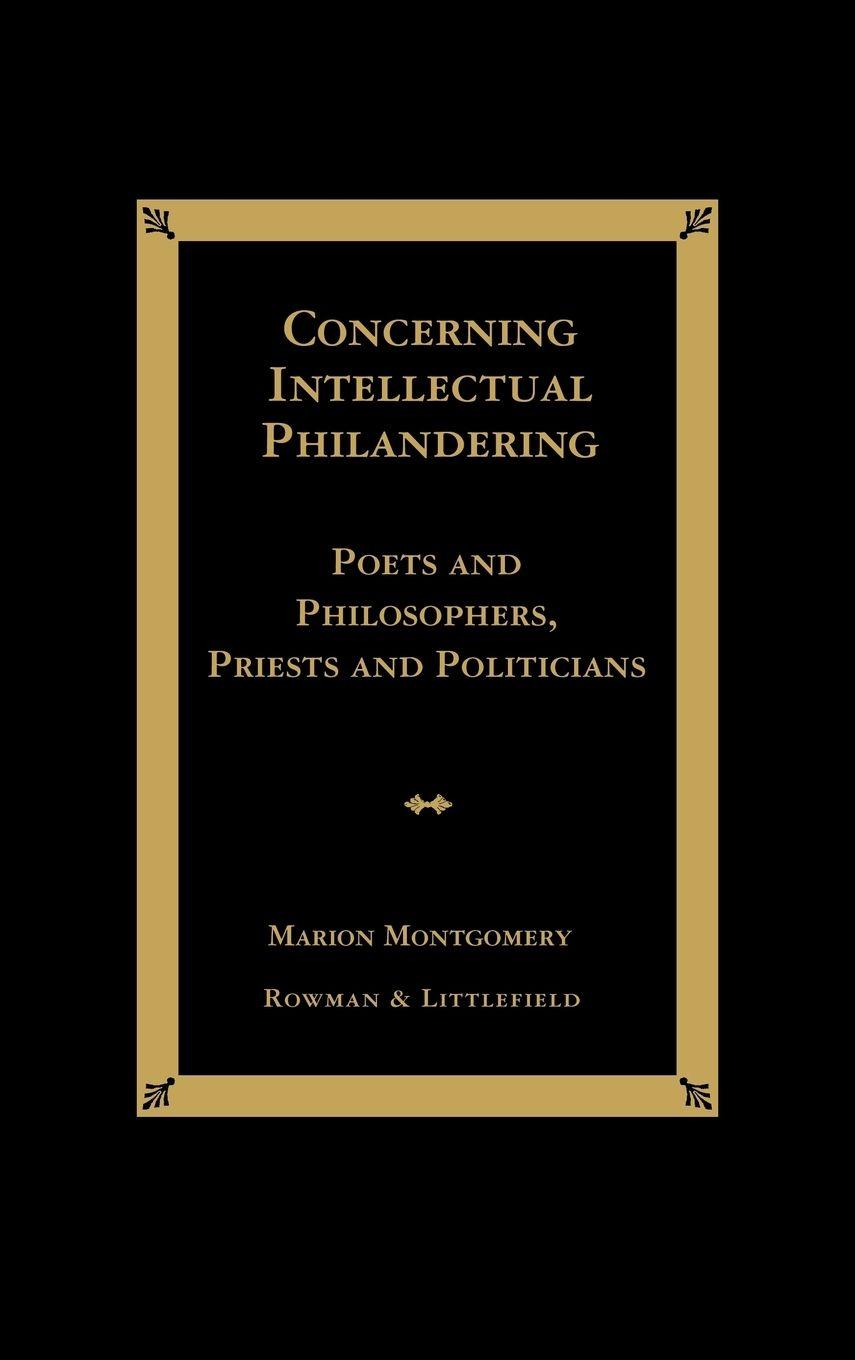 Vorderes Coverbild Concerning Intellectual Philandering