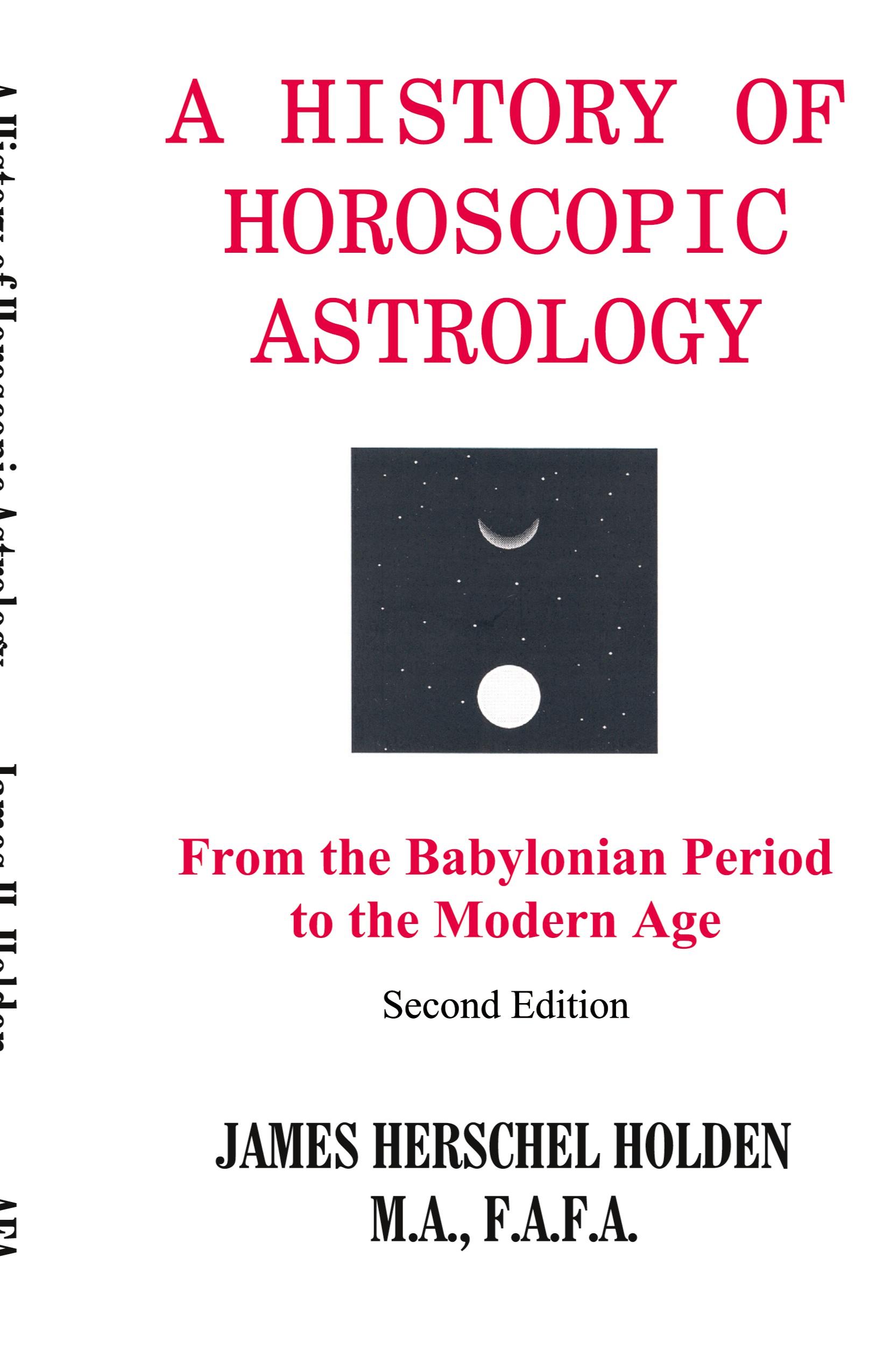 Vorderes Coverbild History of Horoscopic Astrology