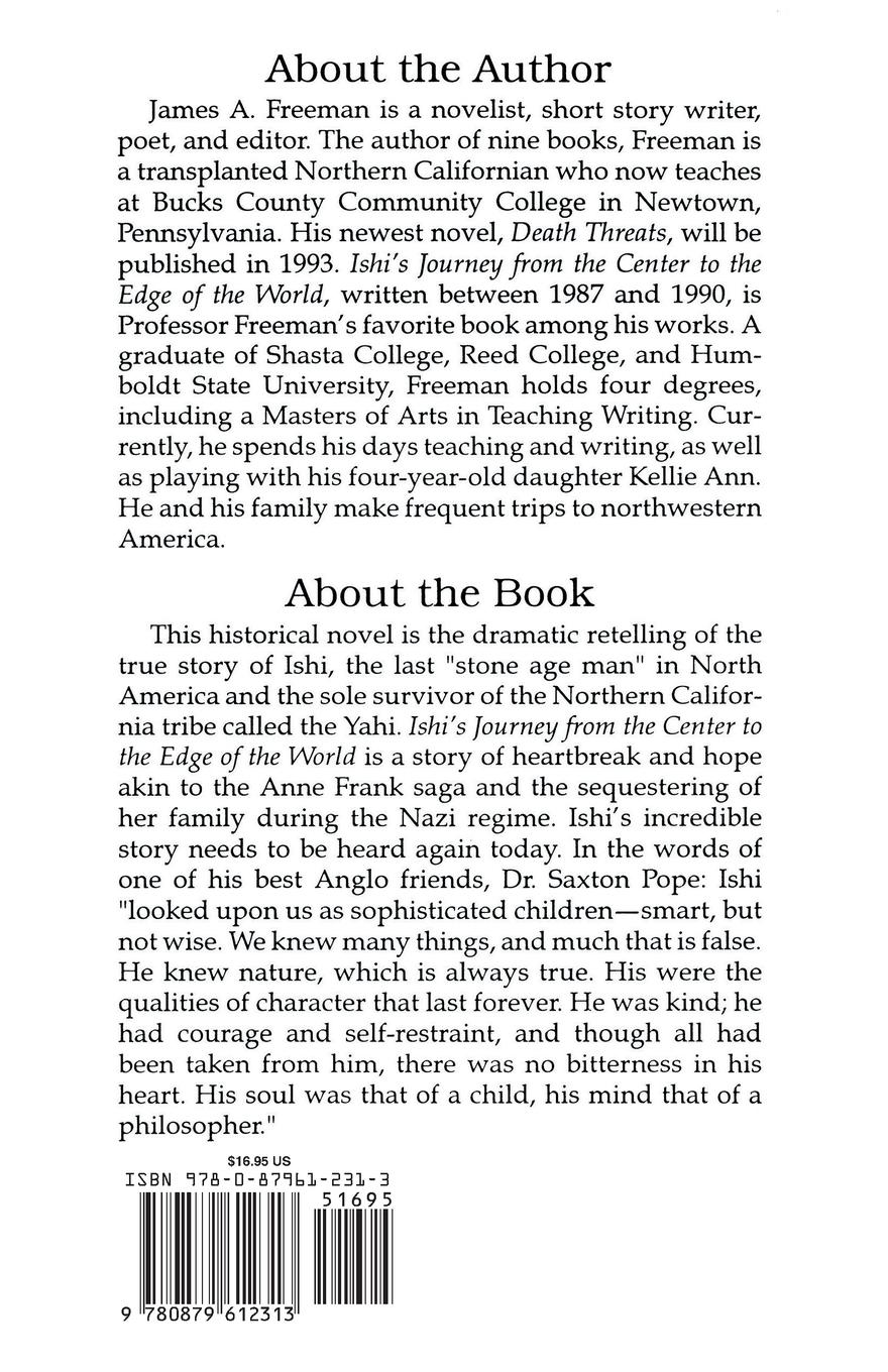 Rückseitencover Ishi's Journey from the Center to the Edge of the World