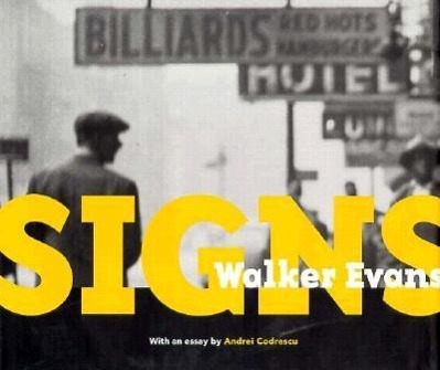 Vorderes Coverbild Walker Evans: Signs