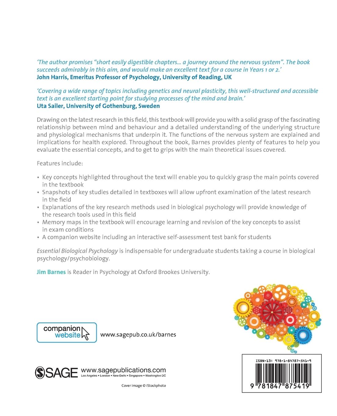 Rückseitencover Essential Biological Psychology