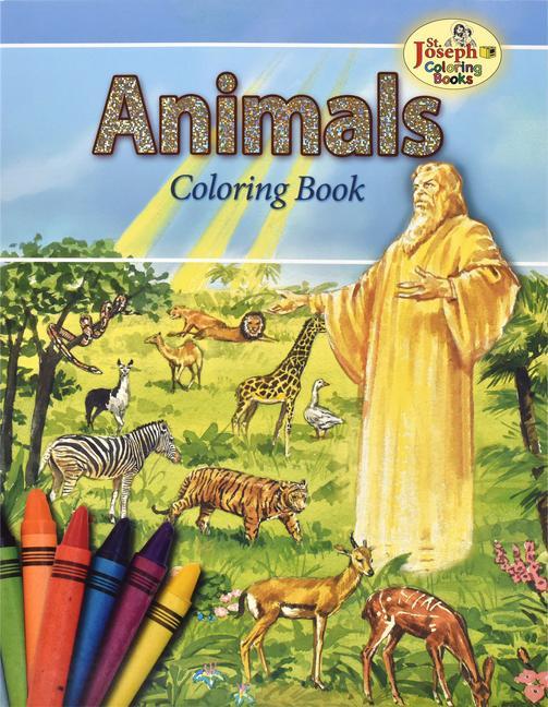 Vorderes Coverbild Animals of the Bible Coloring Book