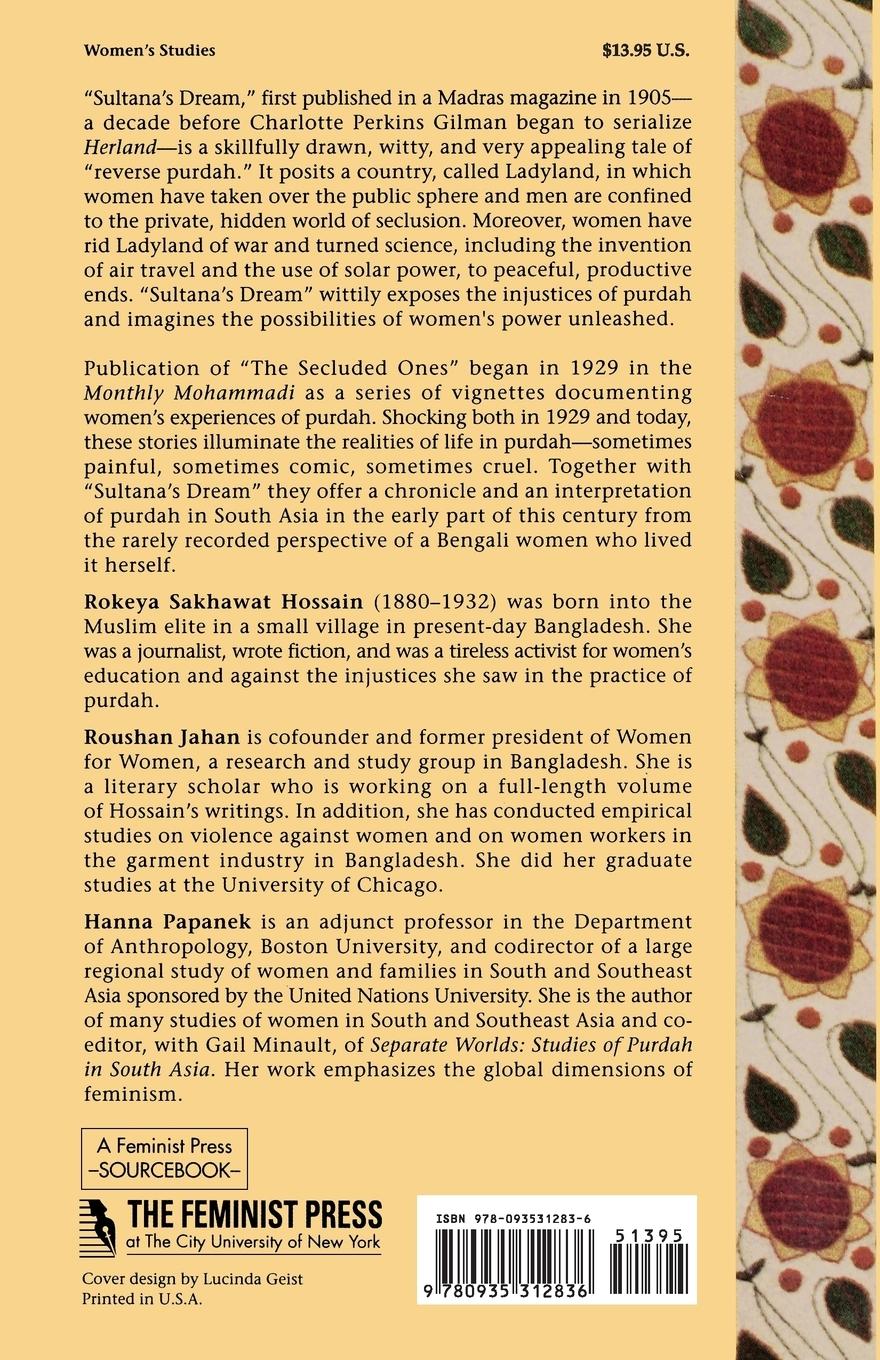 Rückseitencover Sultana's Dream