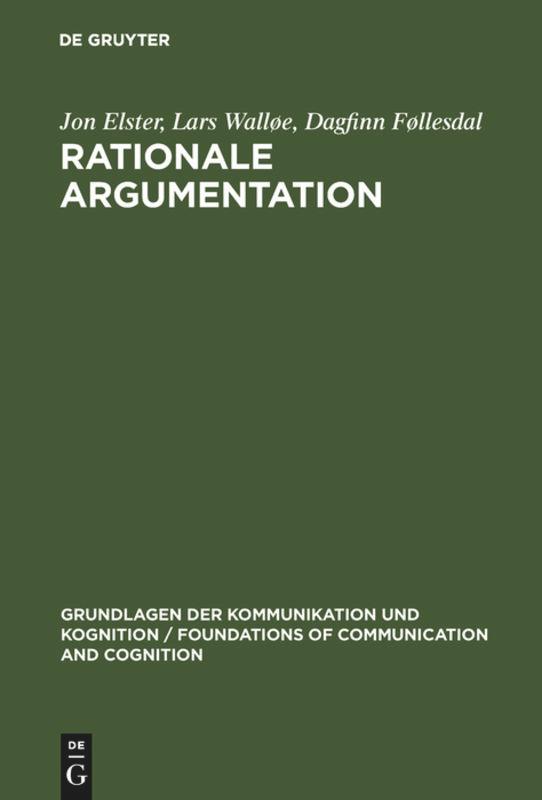 Vorderes Coverbild Rationale Argumentation