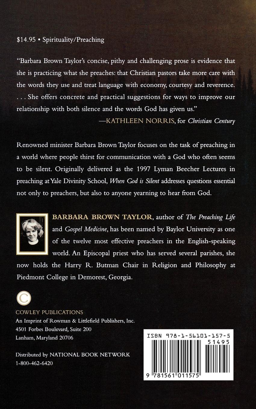 Rückseitencover When God Is Silent