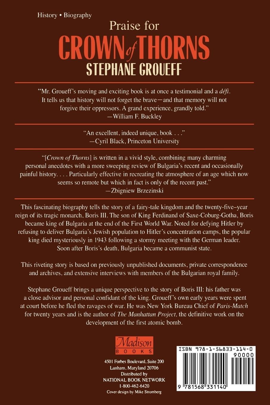 Rückseitencover Crown of Thorns