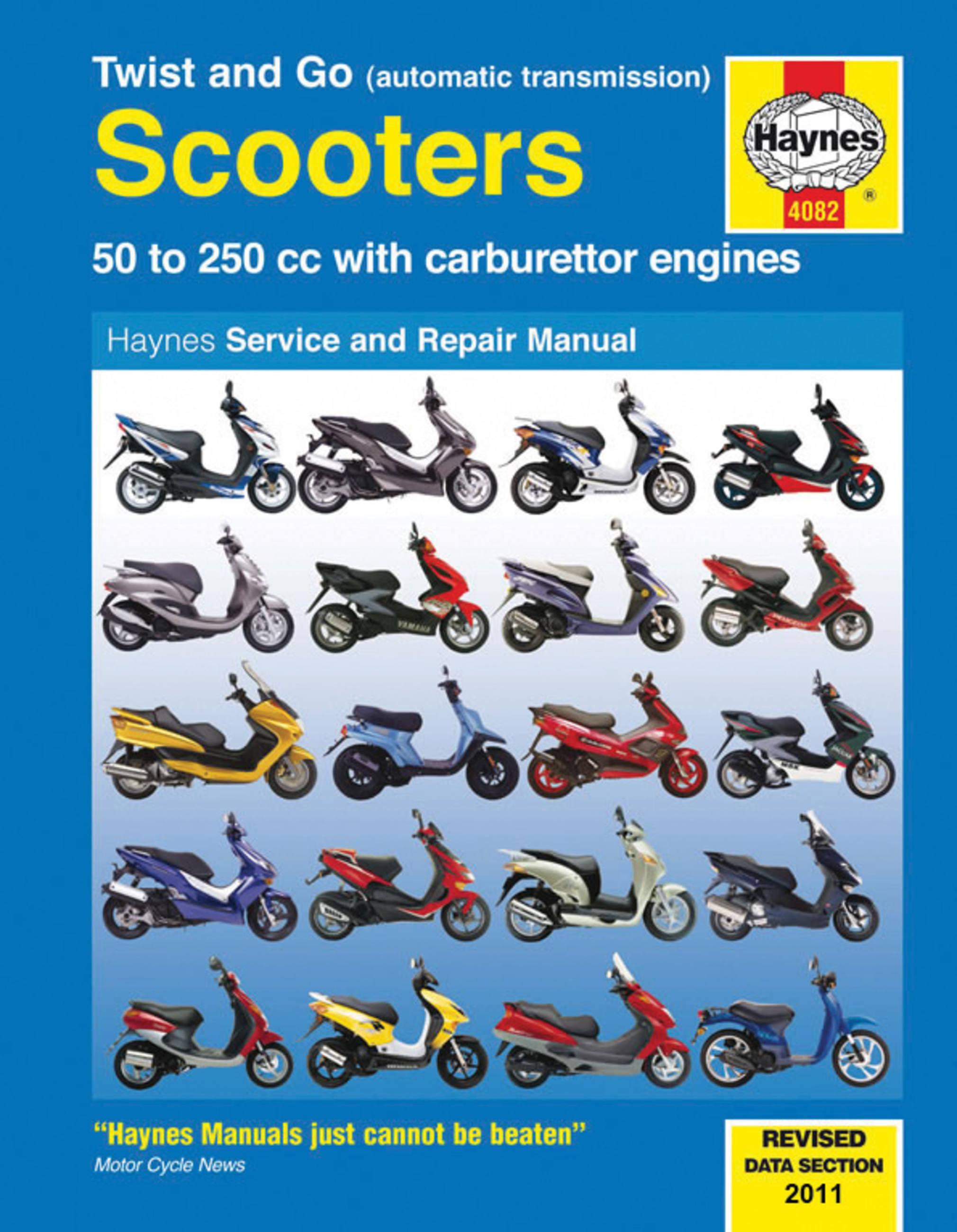 Vorderes Coverbild Twist And Go (Automatic Transmission) Scooters Service And Repair Manual