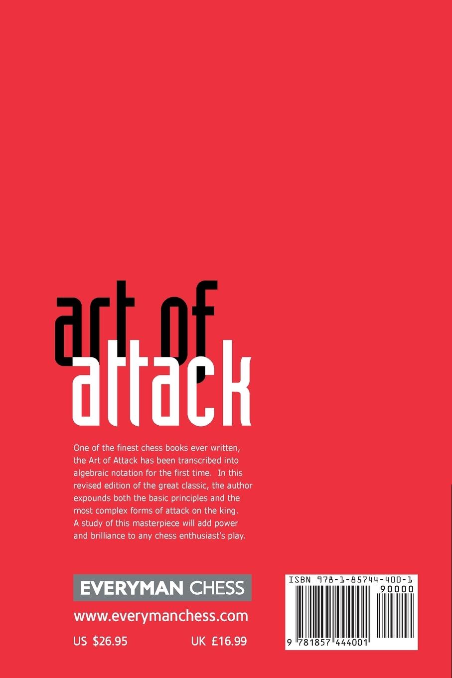 Rückseitencover Art of Attack in Chess