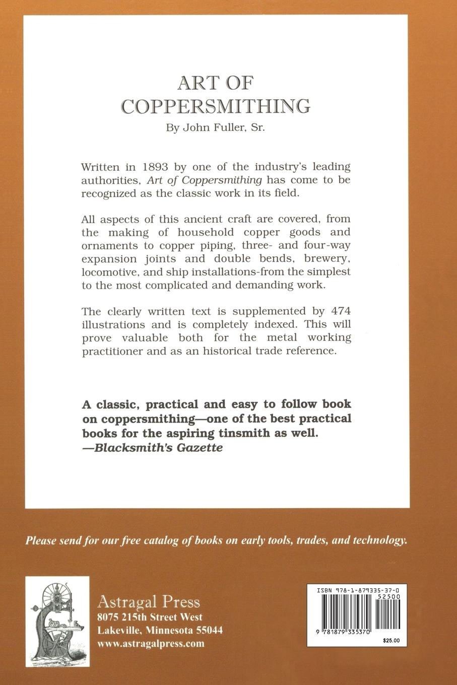 Rückseitencover Art of Coppersmithing