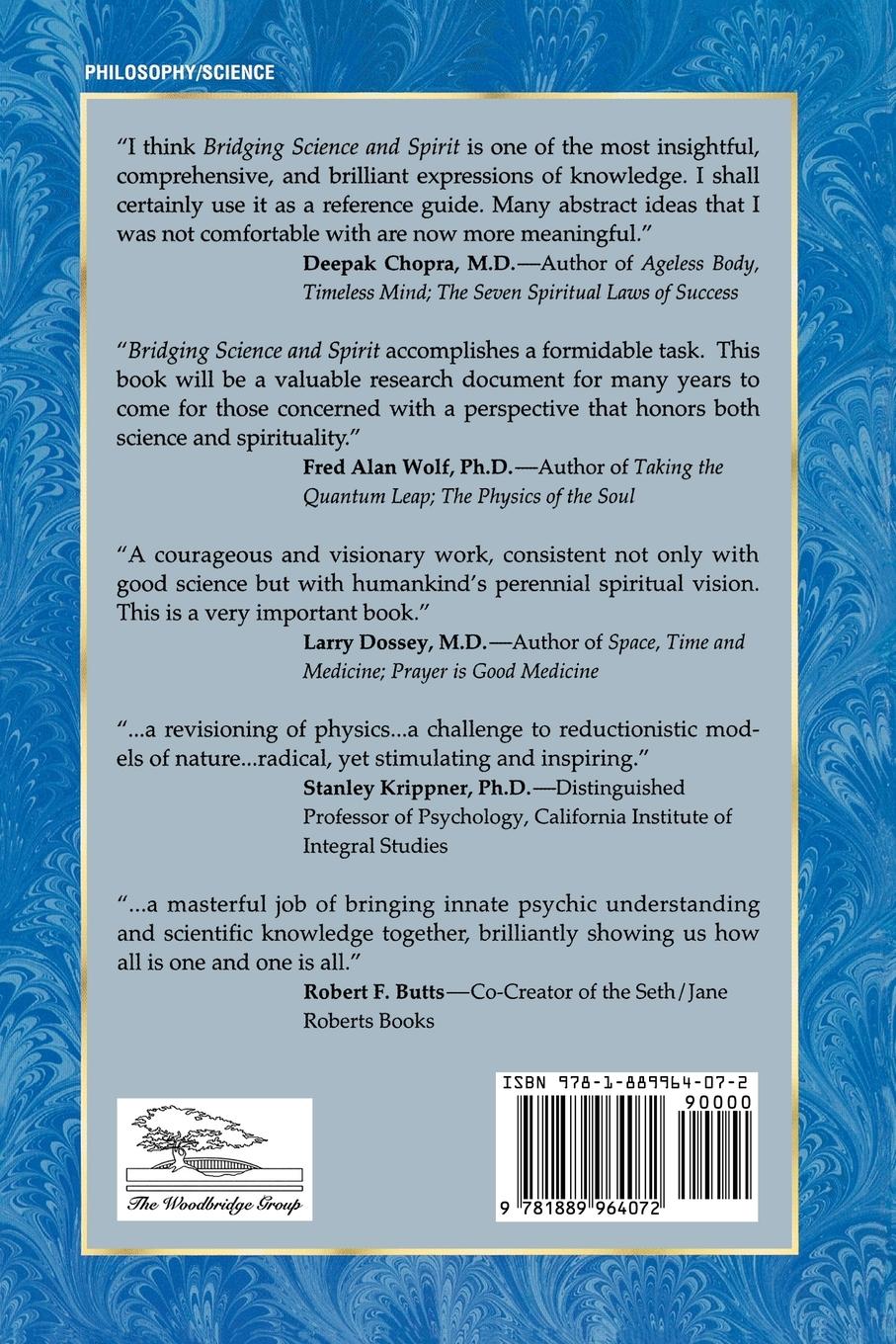 Rückseitencover Bridging Science and Spirit