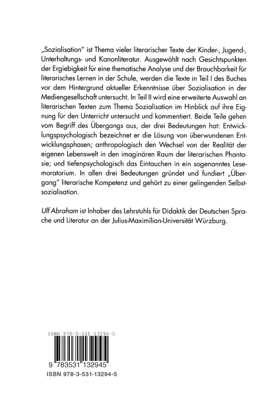 Rückseitencover Übergänge