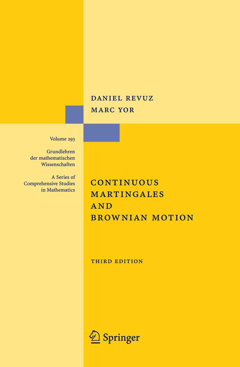 Vorderes Coverbild Continuous Martingales and Brownian Motion