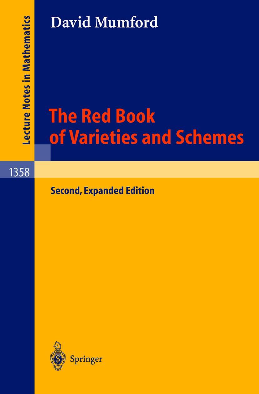 Vorderes Coverbild The Red Book of Varieties and Schemes