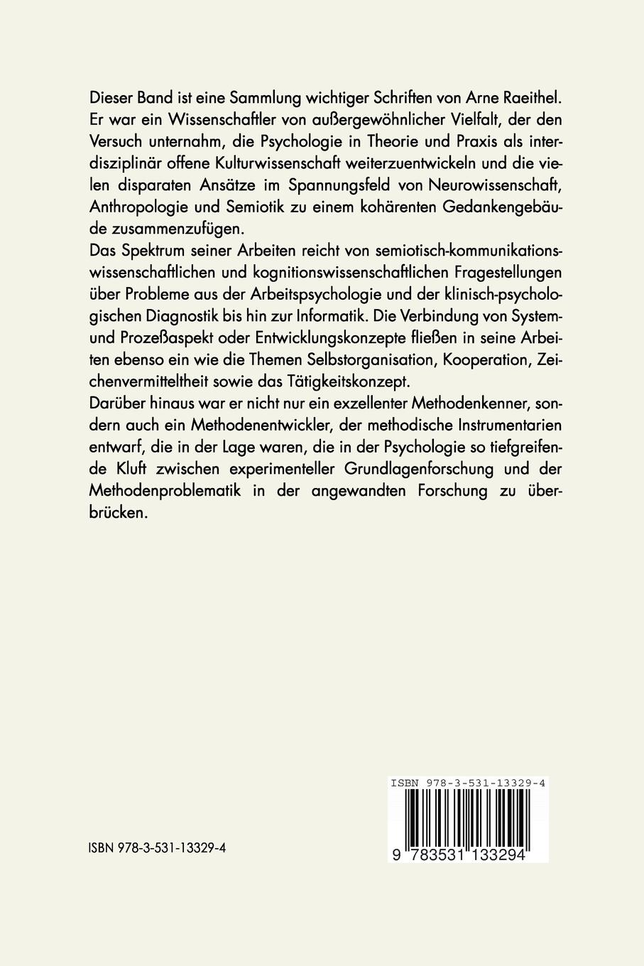 Rückseitencover Selbstorganisation, Kooperation, Zeichenprozeß