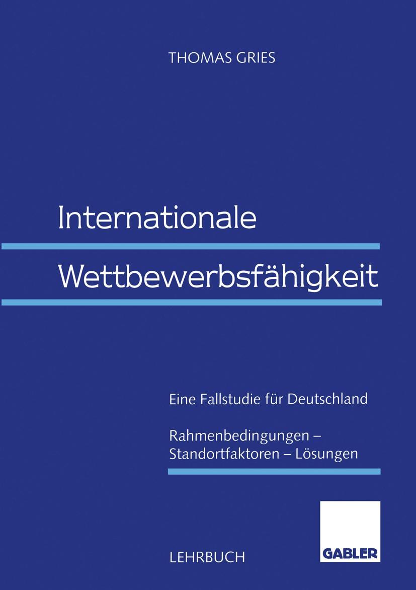 Vorderes Coverbild Internationale Wettbewerbsfähigkeit