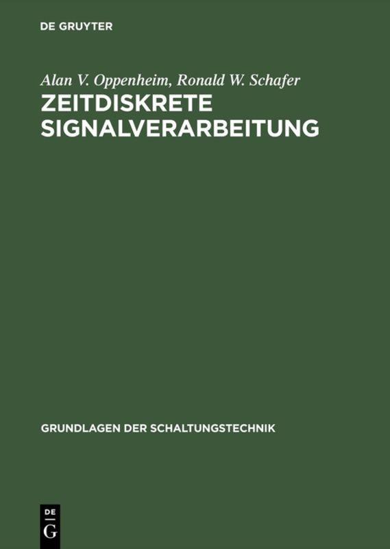 Vorderes Coverbild Zeitdiskrete Signalverarbeitung