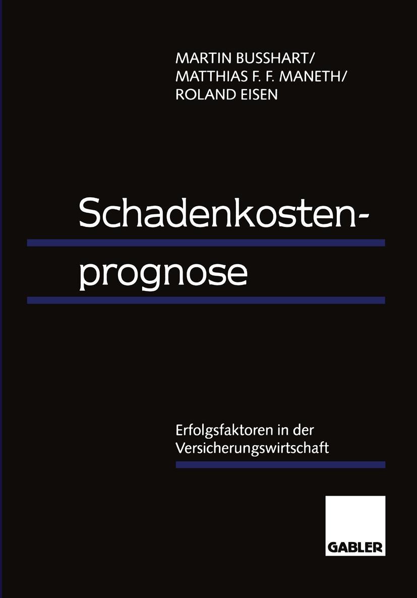 Vorderes Coverbild Schadenkostenprognose