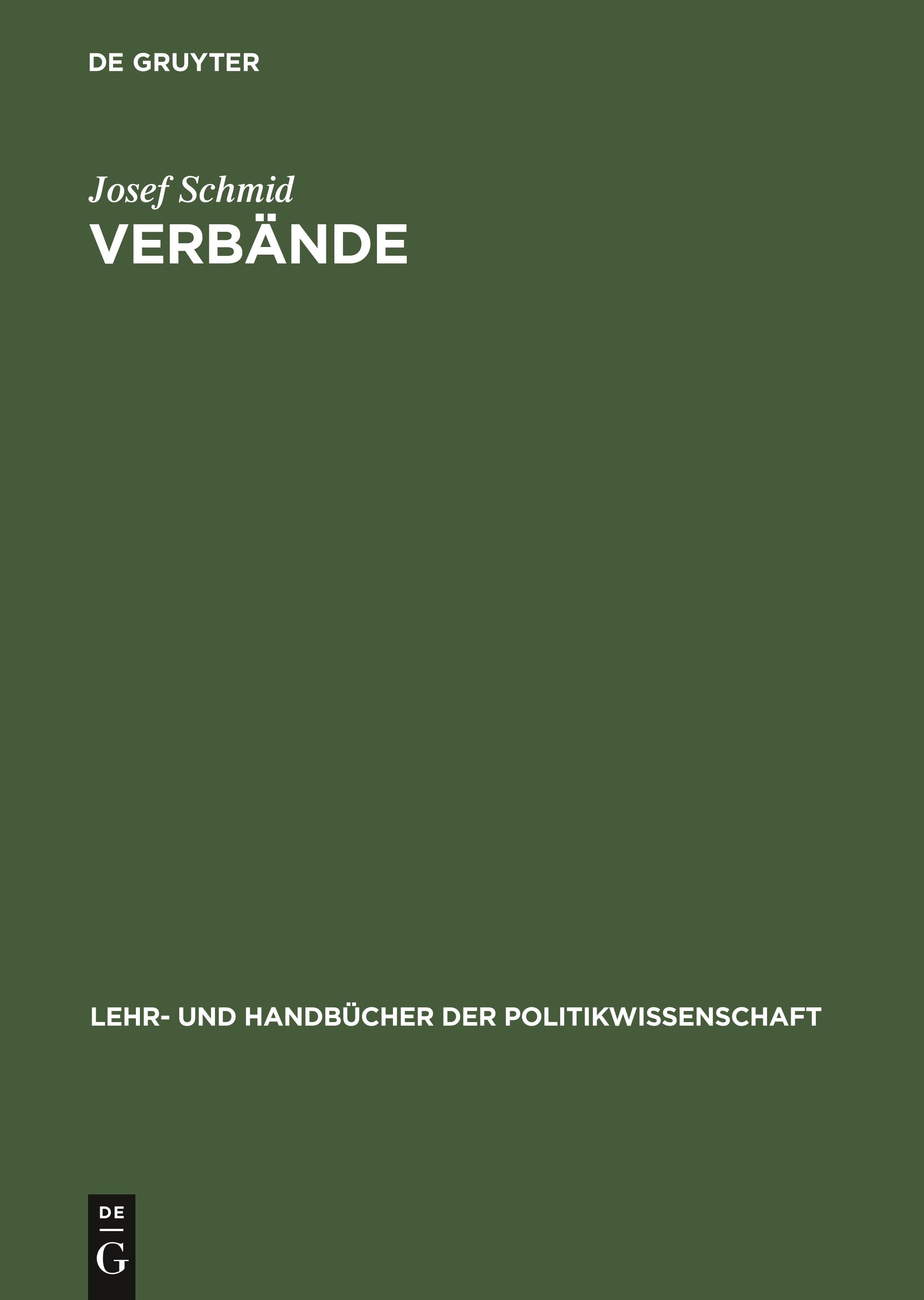 Vorderes Coverbild Verbände