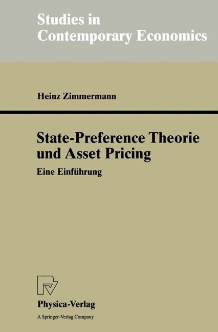 Vorderes Coverbild State-Preference Theorie und Asset Pricing