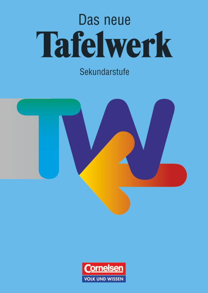 Vorderes Coverbild Das neue Tafelwerk. Sekundarstufe. RSR. Neubearbeitung