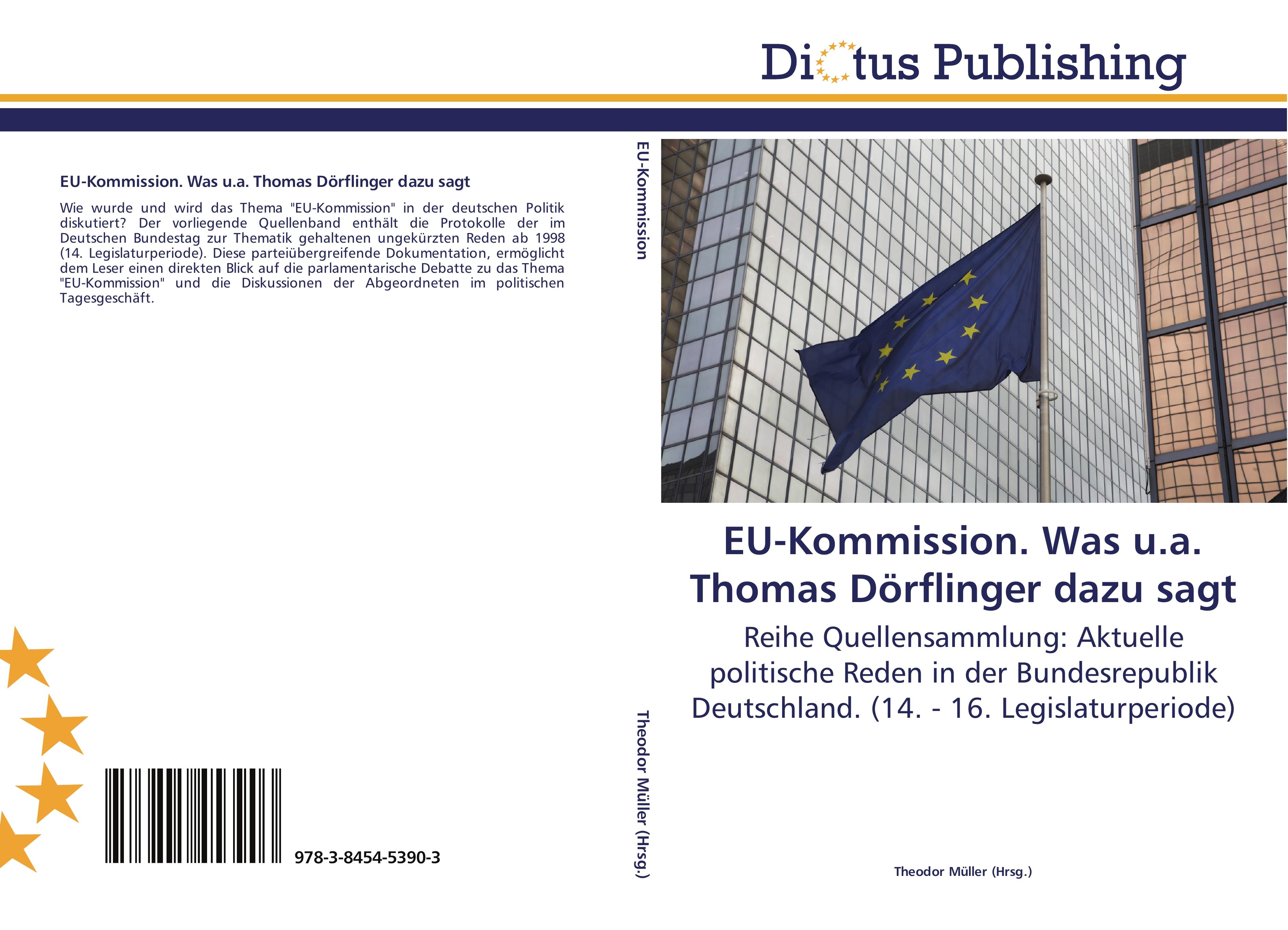Vorderes Coverbild EU-Kommission. Was u.a. Thomas Dörflinger dazu sagt