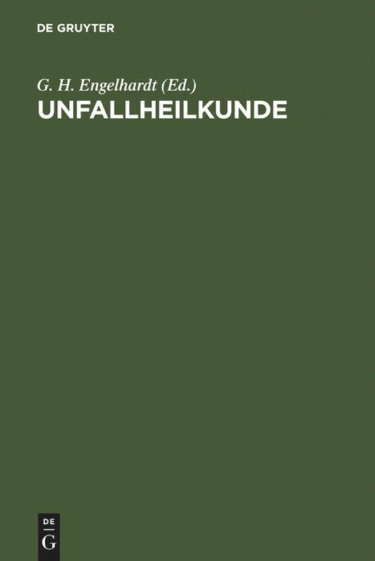 Vorderes Coverbild Unfallheilkunde