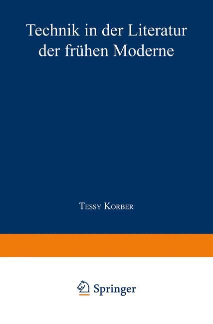 Vorderes Coverbild Technik in der Literatur der frühen Moderne