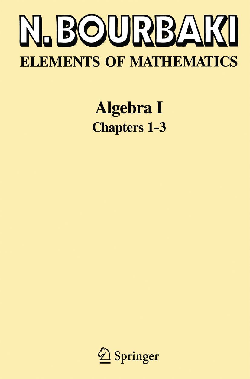 Vorderes Coverbild Algebra I