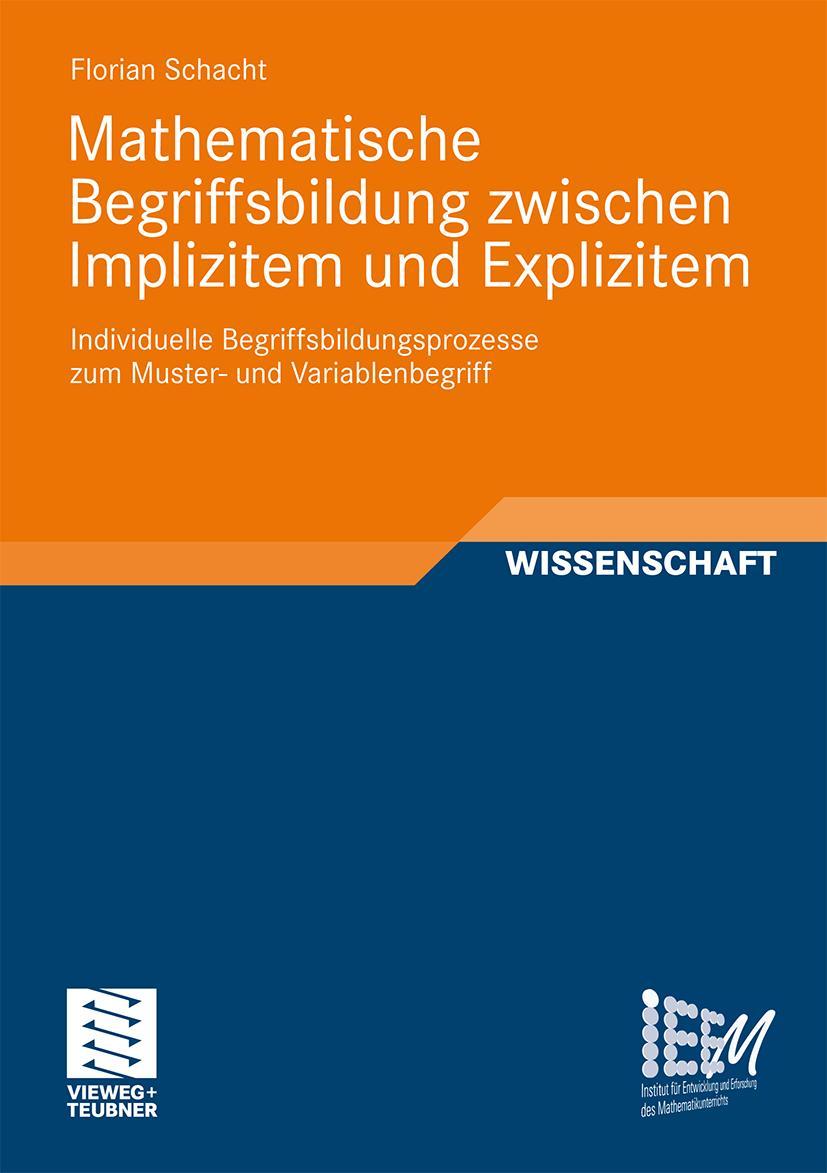 Vorderes Coverbild Mathematische Begriffsbildung zwischen Implizitem und Explizitem