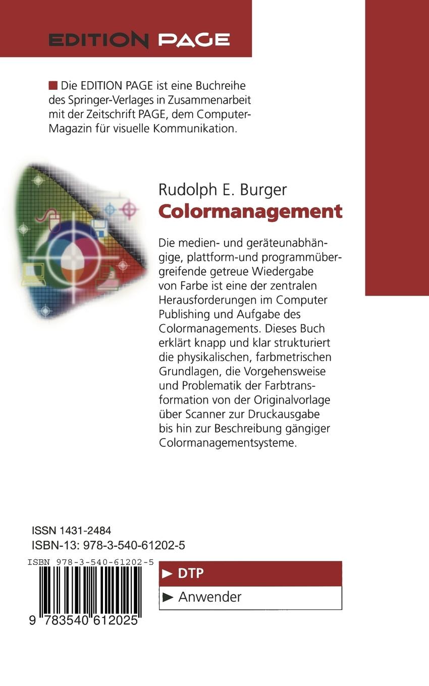 Rückseitencover Colormanagement