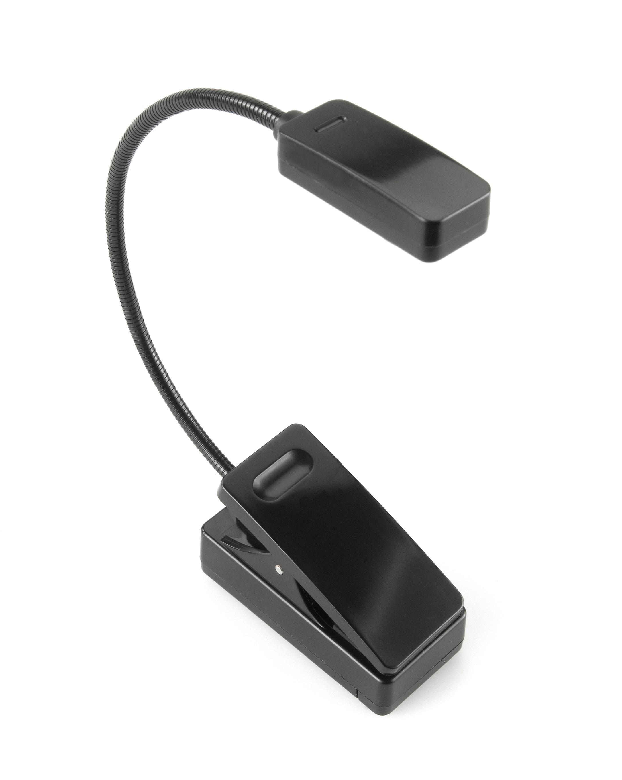 Vorderes Coverbild E-Booklight Schwarz | LED Leselampe mit Clip für Bücher und E-Reader