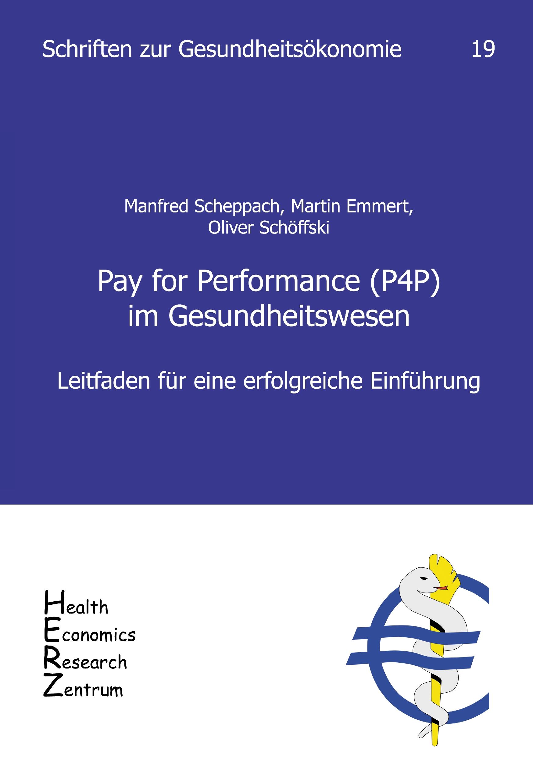 Vorderes Coverbild Pay for Performance (P4P) im Gesundheitswesen
