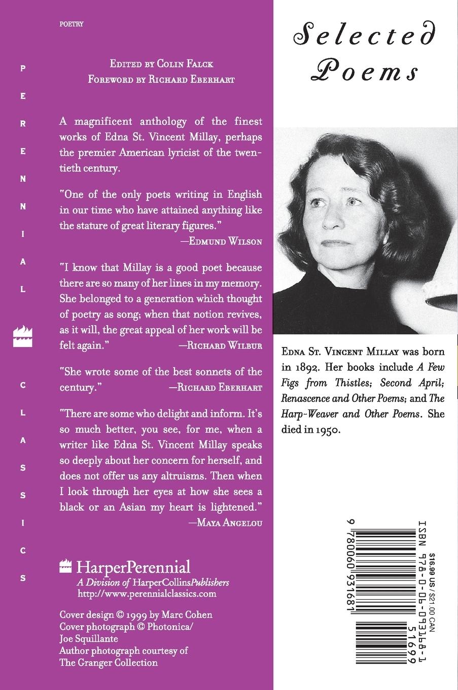 Rückseitencover Selected Poems