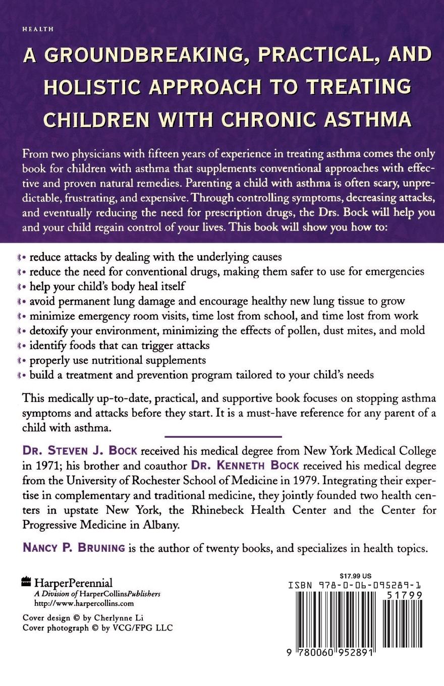 Rückseitencover Natural Relief for Your Child's Asthma